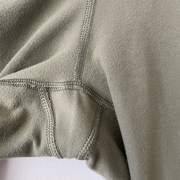 Lululemon Army Green mesh leggings - Picture 9 of 14